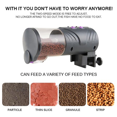 Fish Feeder Smart Digital Plastic Rechargeable Accessories Outdoor