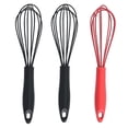 thumbnail image 1 of Silicone Whisk,stainless Steel Wire Whisk Set Of 3 -balloon, 1 of 5