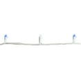 thumbnail image 6 of Northlight LED Wide Angle Christmas Lights - Blue and White - 16.25' White Wire - 50ct, 6 of 6