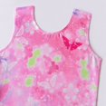 thumbnail image 5 of Leotards for Girls Gymnastics with Shorts Butterfly Dance Unitards Biketards Hotpink 3-10 Years, 5 of 7