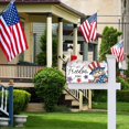thumbnail image 6 of 4th of July Cat Mailbox Cover 21x18 Inch, Independence Day Post Letter Box Covers, American Flag Patriotic Holiday Magnetic Waterproof Mail Wraps for Outdoor Yard Garden Standard Mailbox Decor, 6 of 6