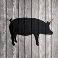 thumbnail image 3 of Venter, Tandi 12x12 Black Modern Framed Museum Art Print Titled - Barn Pig, 3 of 5