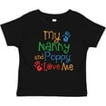 thumbnail image 3 of Inktastic Nanny and Poppy Love Me Grandkid Boys or Girls Baby T-Shirt, 3 of 5
