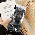 thumbnail image 1 of Funda de silicona suave para teléfono, carcasa de cantante de Rap, Tupac Shakur, para iphone 14, 13, 12, 11 Pro, Mini, XS MAX, 8, 7, 6 Plus, X, XS, XR Fivean unisex, 1 of 2