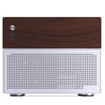 thumbnail image 2 of Funda para PC JONSBO N4, NAS blanca, madera de nogal, 8 compartimentos, micro ATX, 2 of 9