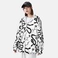 thumbnail image 5 of Daiia Hand Drawn Snake UPF 50+ Sun Protection Hoodie Jacket Lightweight Long Sleeve Sun Shirt for Women Men with Pocket Hiking Outdoor-Medium, 5 of 9