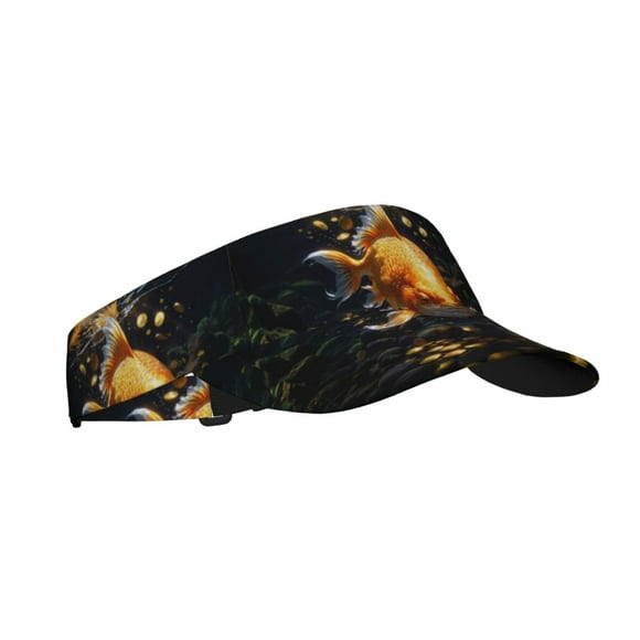 Balery Golden Koi And Treasure Gorra deportiva con visera ajustable para mujer y hombre (talla única)