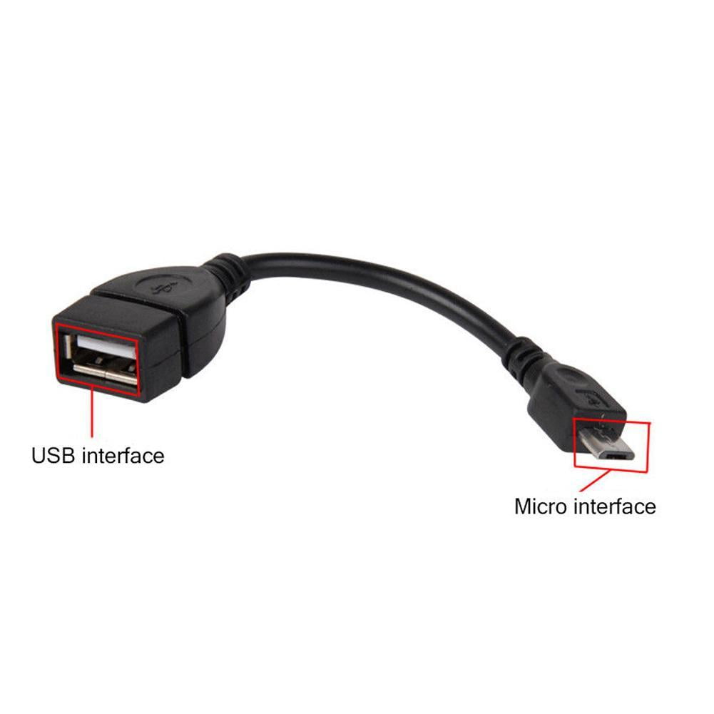 Micro USB OTG Lade-HUB – 4 Ports, USB 2.0, Inkl. Adapter | Für Android & Windows