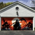 thumbnail image 4 of Heavy Duty Garage Banner 15x7 Feet Halloween Theme Polyester Material Durable Weather Resistant Easy to Hang Reinforced Edges for Halloween Party Photo Scenes, 4 of 5