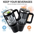 thumbnail image 3 of Old Lives Matter Tumbler 40oz Large Capacity with Handle- Dad Gifts Cup - Best Dad Ever Mug - for Dad Gifts From Son, Daughter, Kids, 3 of 6