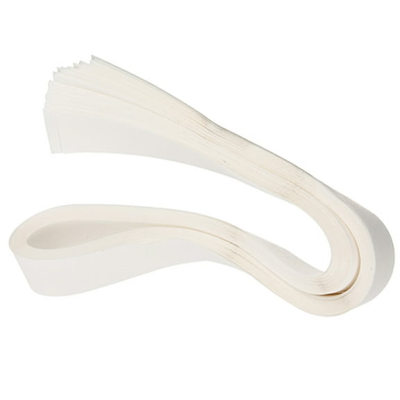 BESTOYARD 40Pcs White Paper Money Wrappers for Bills Flexible Currency Straps for Cash Organizing
