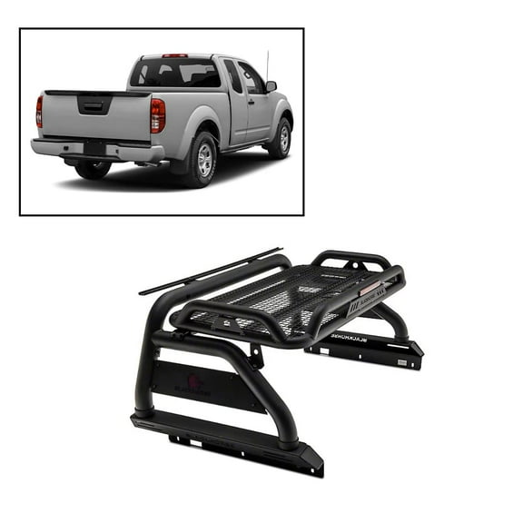 Black Horse Off Road Atlas Roll Bar Black Compatible with 2019-2023 Ford Ranger-ATRB8BK