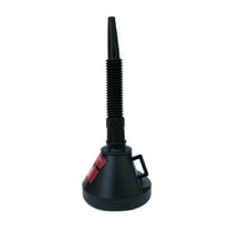 Jumbo Mess Free Plastic Wide Mouth Oil Funnel w/ Long Flexible Extension Garage Automotive Accessory