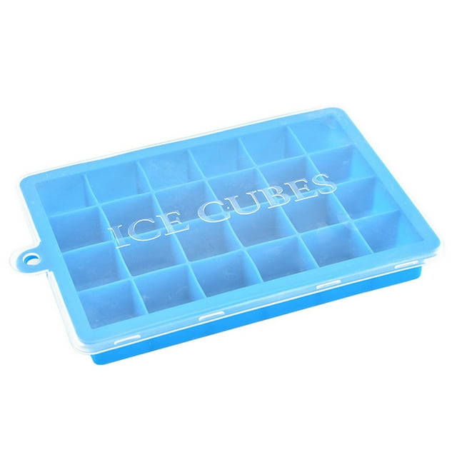 Contenants de Rangement Alimentaires en Silicone Moule à Glace en Silicone 24- Plateau à Glace Contenant de Rangement pour Glace Contenants en Silicone pour le Rangement des Aliments Contenants de Rangement pour Aliments pour Réfrigérateur Contenants de Rangement pour Aliments pour Réfrigérateur