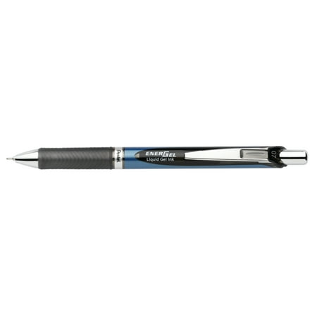 Pentel EnerGel RTX Retractable Gel Ink Pen, (0.7mm) Needle Tip, Medium Point, Black Ink, One Each