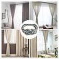 thumbnail image 3 of Curtain Tiebacks Magnetic, Window Drape Upgrade Holdbacks Decorative Drapery Tie Backs Weave Rope Clips for Window Draperies Sheer Blackout Panels Home Office, 3 of 8