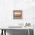 thumbnail image 2 of ARTCANVAS Burger Modern Art Home decor Canvas Art Print - Size: 12" x 12" (0.75" Deep), 2 of 9