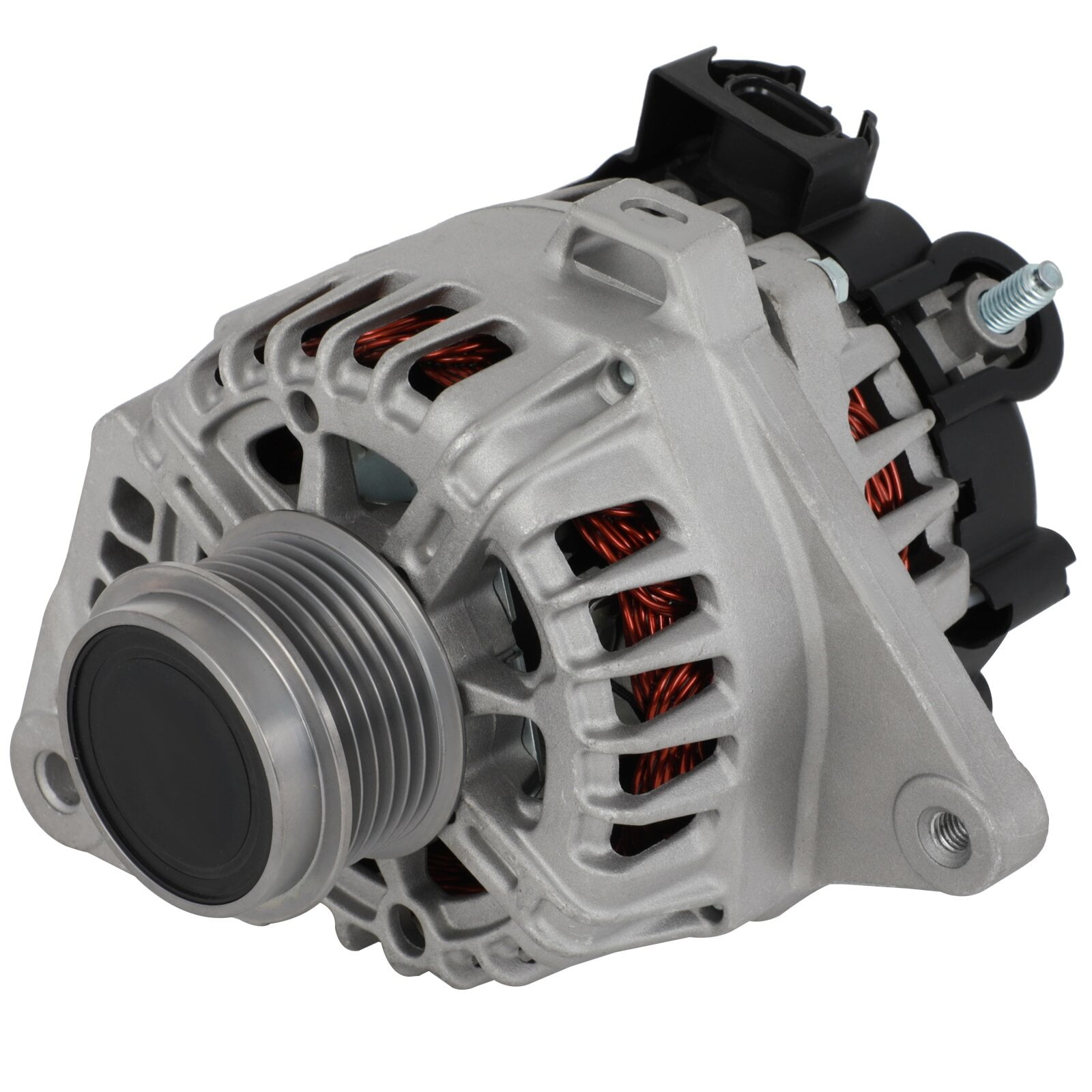 cciyu Alternator 90AMP, 12V CW Rotation, IR Regulator, IF Fan for Hyundai Elantra, Kia Forte