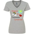 thumbnail image 3 of Inktastic Someone in Tennessee loves me Women's V-Neck T-Shirt, 3 of 5