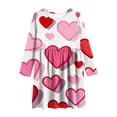 thumbnail image 4 of Tauxra Robe à Manches Longues pour Femmes, Robe Patineuse Extensible Évasée, Robe de Soirée Formelle à Col Rond et Tournoyante pour Femmes, Robe Basique Décontractée Unie à Manches Longues, 4 of 6