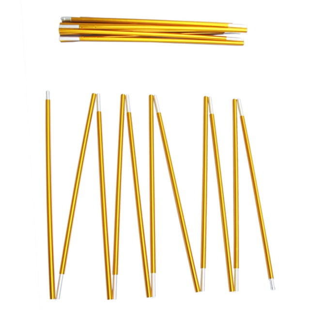 IFANLANDOR 2Ud Bastones Telescópicos Dorados Para Tiendas De Con Soporte Ajustable Y