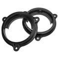 thumbnail image 4 of 2 piezas de anillo adaptador de altavoz negro de 6,5 pulgadas con arnés de 2 cables de repuesto para Nissan Murano Sentra 2000-2019, 4 of 14