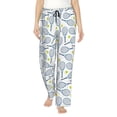thumbnail image 2 of Lsque Tennis Rackets And Balls Print Women's Pajama Pants, Lounge Pant - Comfortable Home Wear,Elastic Waistband, Stylish Design-XX-Large, 2 of 9