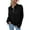 Black, variant on Vedolay Womens Sweater Fall Women's Striped Fashion 2023 Sweaters Collared Oversized Pullover Tunic Tops,Pink M