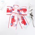 thumbnail image 3 of Festive Gift Box Bow Diy Christmas Bowknot Decoration Packing and Tree Ornament with Wave Plaid Pattern Solid Colors for Holiday, 3 of 4