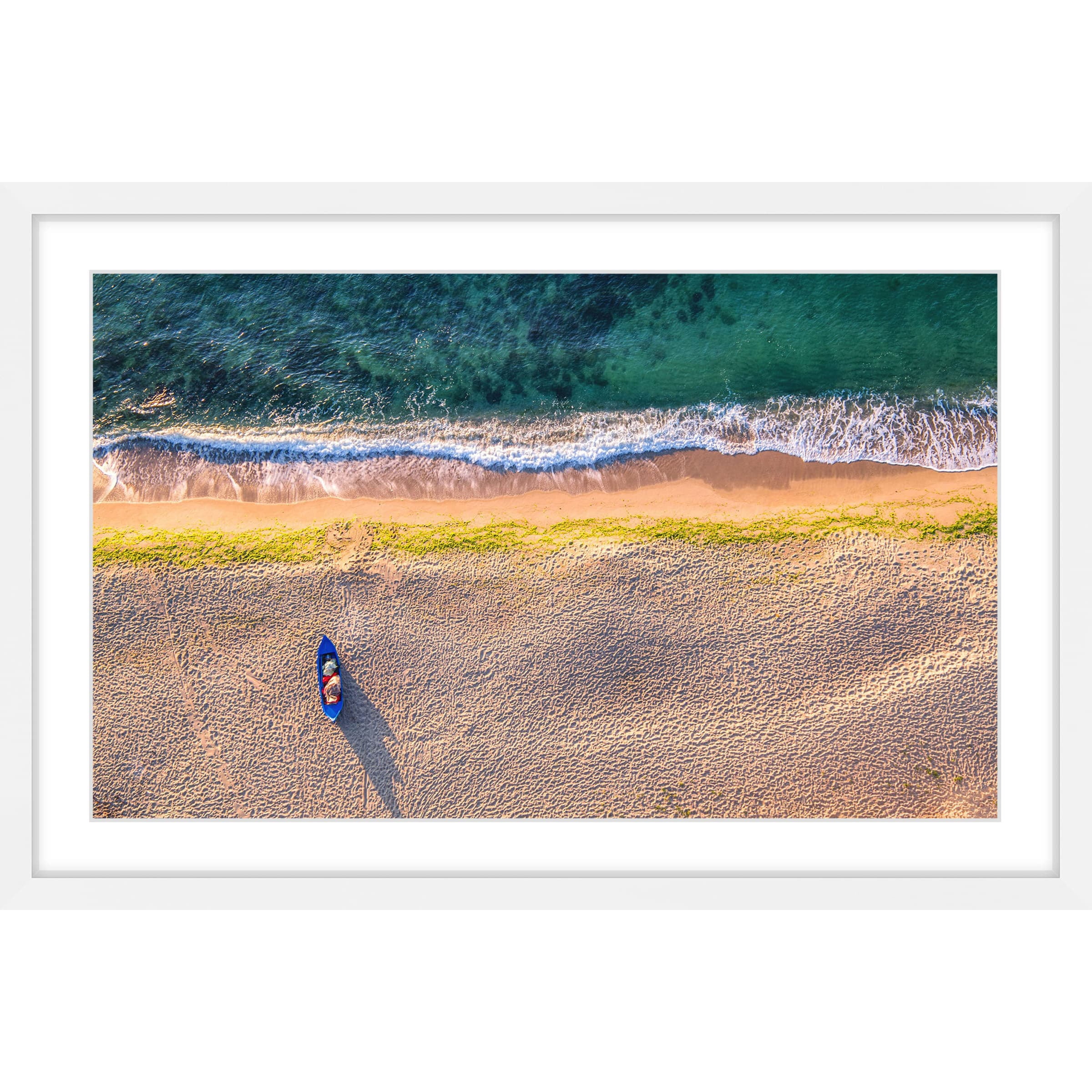 Marmont Hill "One Canoe" Framed Painting Print