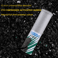 thumbnail image 1 of 6Pcs Water Filter Activated Carbon Filter 10 Inch Replacement Purifier CTO Block Carbon Filter, 1 of 5