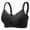 Black, variant on IROINNID Push Up Bra for Women's Plus Size Brassiere Wide Back Underwire Bra Floral Lace Underwire Soft Cup Everyday Bras for Four Season
