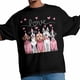thumbnail image 4 of Camisetas para hombre, camisetas casuales de manga corta con diseño de perro, corazones y amor rosa, camisetas gráficas para adolescentes, niños y hombres., 4 of 8