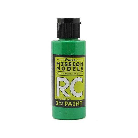 Mission Models MMRC-006 Green Water-Based Rc Airbrush Paint 2oz