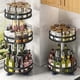 thumbnail image 5 of 360-Degree Rotating Seasoning Rack Non-Slip Carbon Steel Storage Tray for Storage Tank Seasoning Kitchen Parts A, 5 of 5
