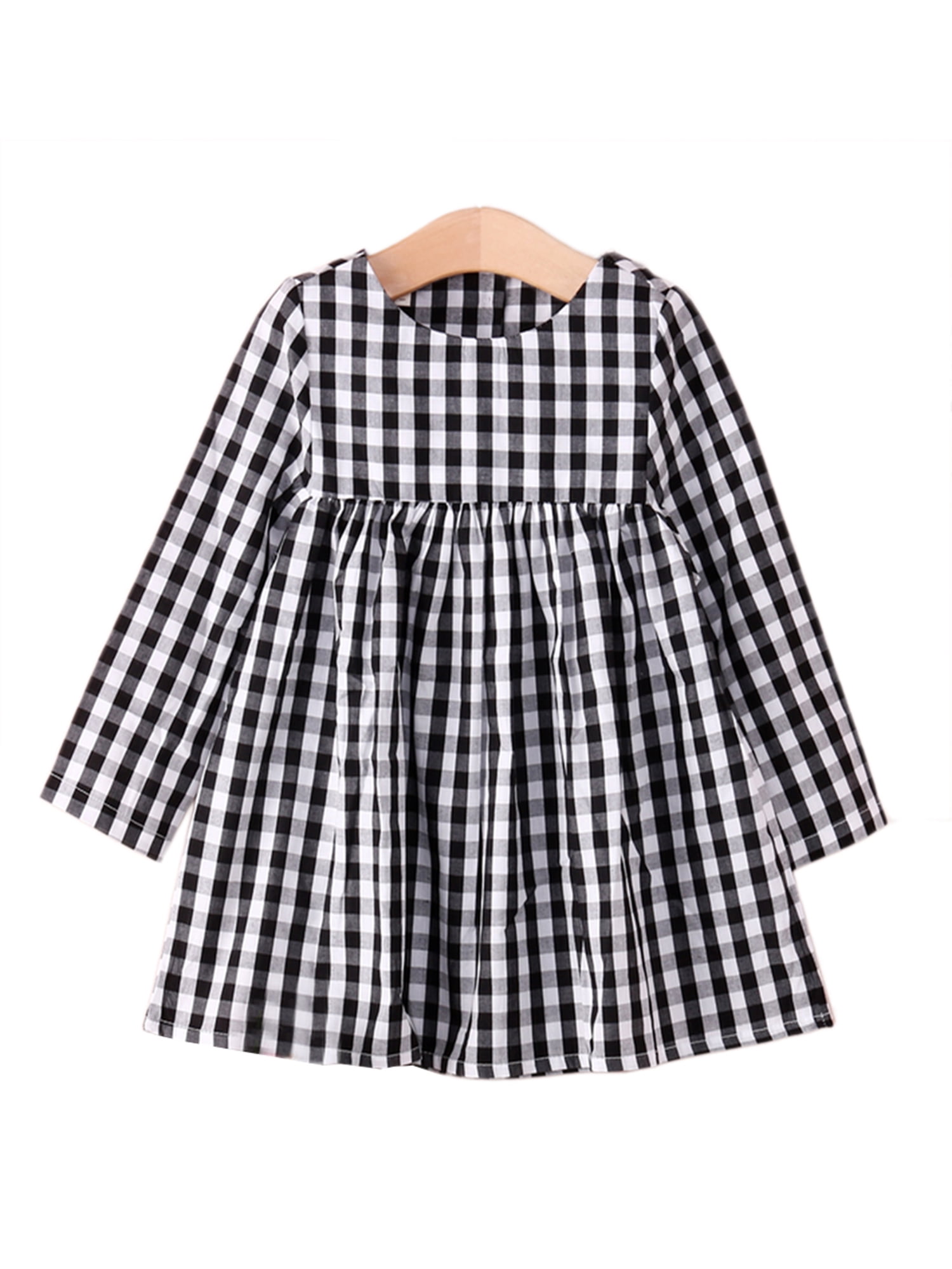girls checkered dress