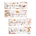 thumbnail image 4 of 4 placas de madera para pared para habitación de niños, letrero colgante, decoración de pared para suministros de fiesta de cumpleaños, decoración Macarena Letrero para colgar en la pared, 4 of 8