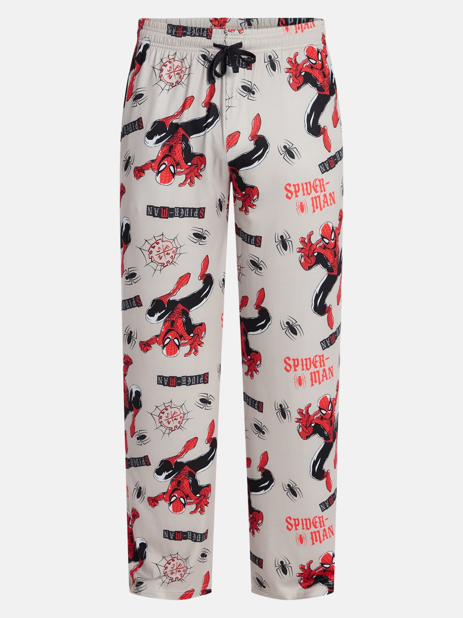 Spider-Man Men's & Big Men's Graphic Lounge Pants, 25'' Inseam, Sizes S-2XL