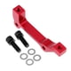 thumbnail image 2 of Kit adaptador de aleación de aluminio ultraligero para frenos de disco de bicicleta para 8 frenos Delantero rojo, 2 of 9