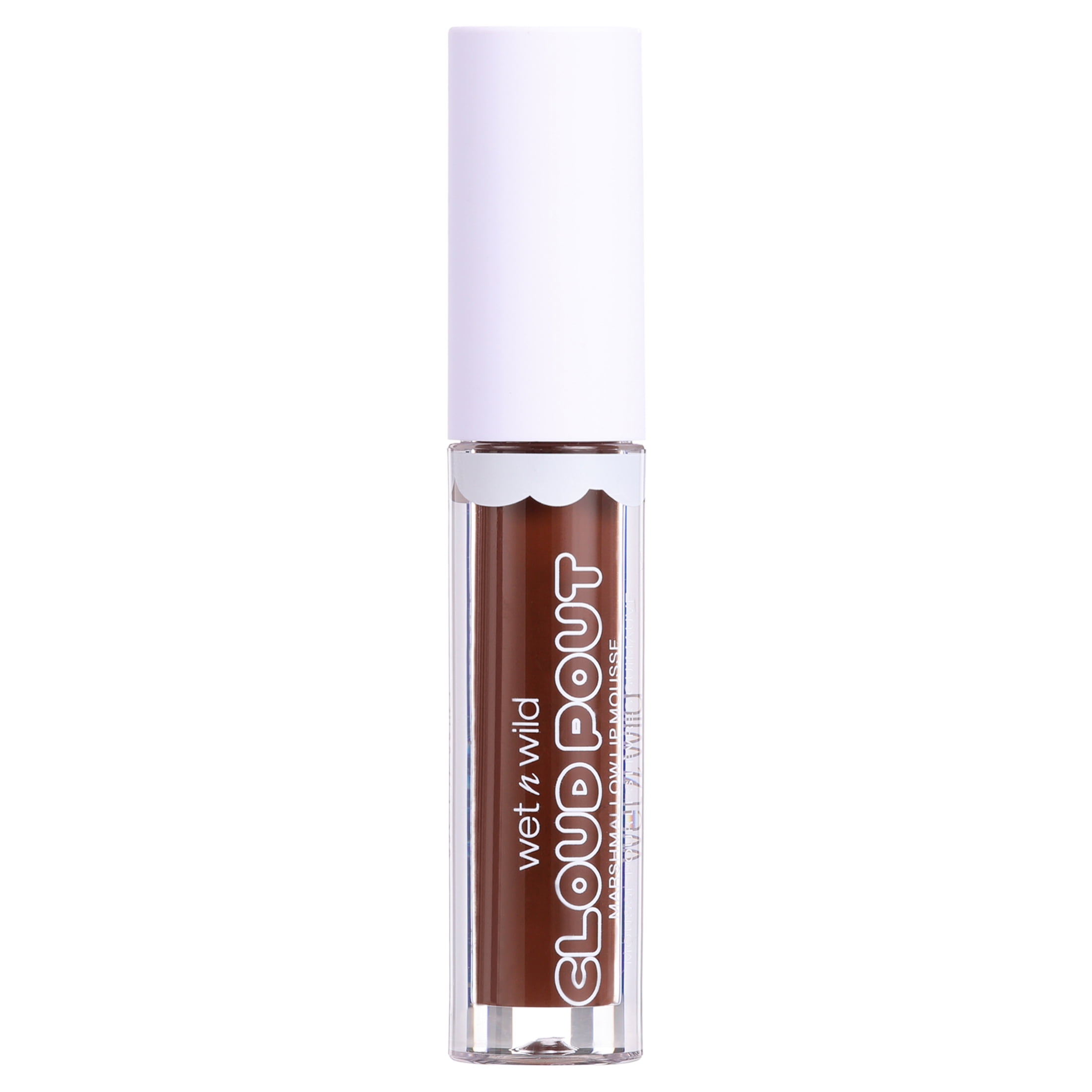 wet n wild Cloud Pout Lightweight Gloss Lipstick with Polybutene, Vitamin E, Love You Smore, Full Size