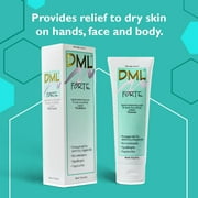 DML Forte Moisturizing Cream for Hands Face and Body Panthenol Fragrance Free Hypoallergenic Non Comedogenic 4 oz (Pack of 2)