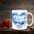 thumbnail image 5 of Blukids Valentines Day Gifts for Men Women Girlfriend Boyfriend, Ceramic Love Heart Coffee Mug 11oz Valentine Novelty White Coffee Mug Tea Milk Juice Romantic Hearts Coffee Cup Funny Gifts(A), 5 of 7