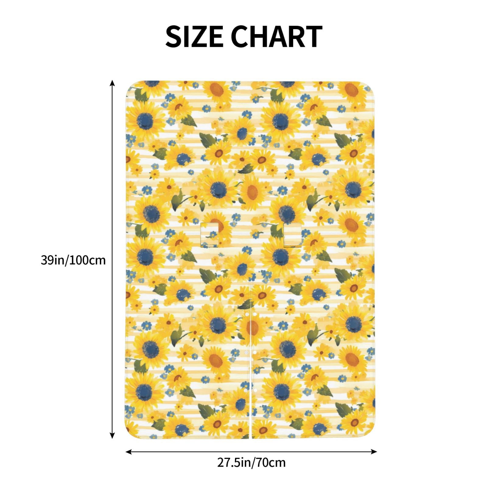 Naloa Blue Floral Sunflower Baby Car Seat Cover, Breathable Baby Carrier Cover, Multiuse Baby Carrier Cover & Nursing Breastfeeding Cover