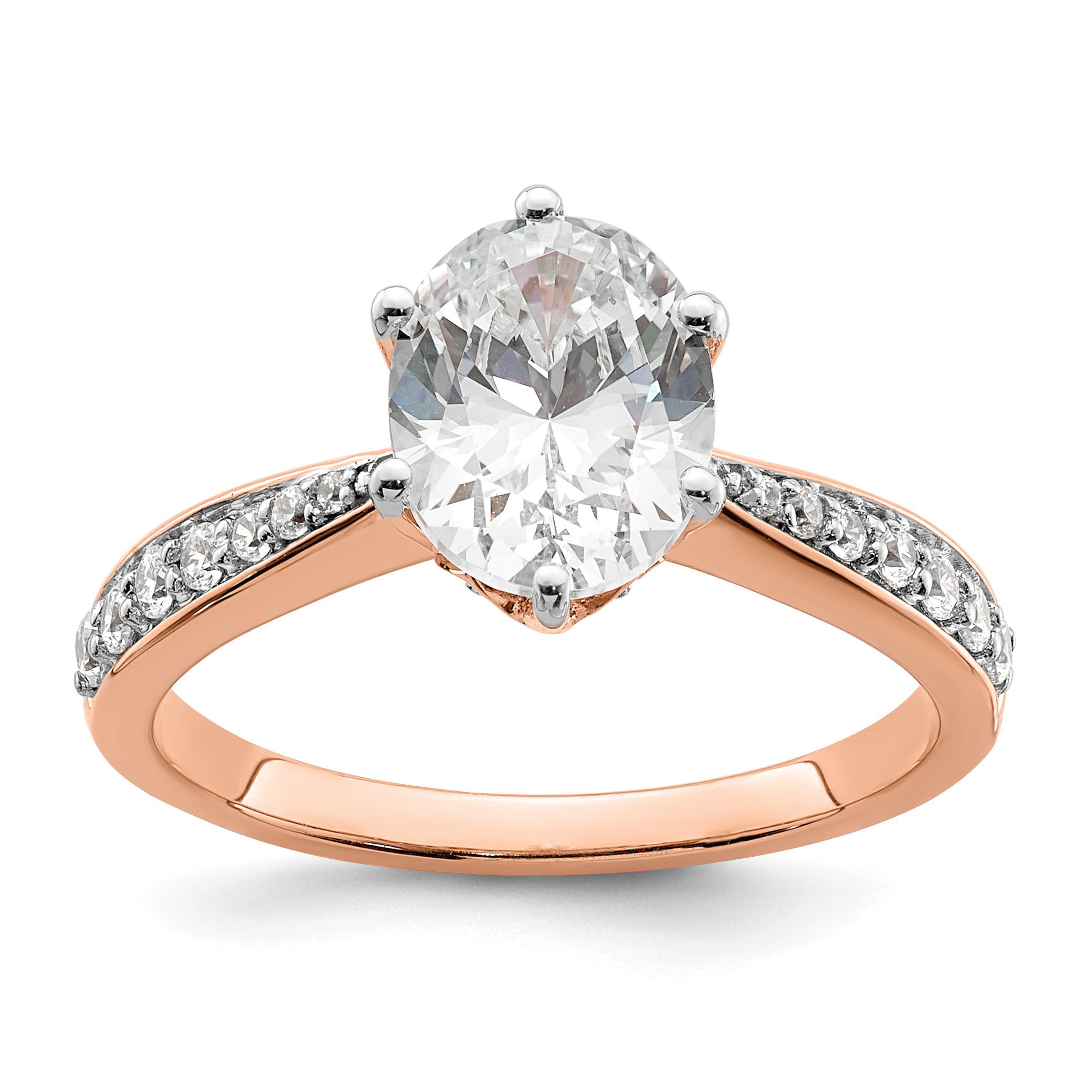 2.00Ct VVS1 Diamond Round Cut Leaf Engagement Wedding Ring 14K White Gold Finish 