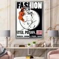 thumbnail image 3 of Designart 'Style Passion Life Fashion Woman IV' Vintage Framed Art Print, 3 of 4