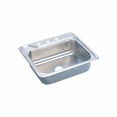 thumbnail image 2 of Elkay Gourmet 25'' L x 22'' W x 7.5'' Top Mount Kitchen Sink, 2 of 2