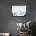 thumbnail image 3 of Scripture Wall Art Bible Verse Wall Decor Christian Inspirational Watercolor Forest Pictures Canvas Print Painting Artwork Home Decorations for Bedroom Living Room Office 16"x12", 3 of 6