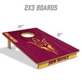 thumbnail image 5 of YouTheFan NCAA Arizona State Sun Devils 2' x 3' Cornhole Game, 5 of 6