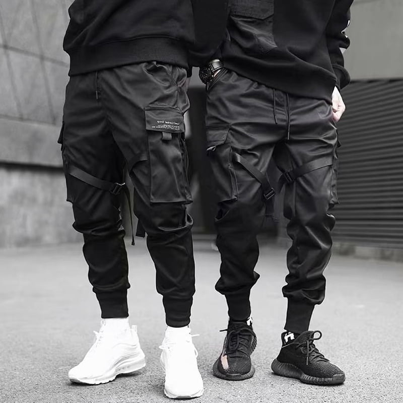 Wings forberede St Men Casual Harem Joggers Sweatpant Hip Hop Trousers Multi Pocket Cargo Pants  New - Walmart.com