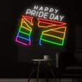 thumbnail image 2 of C-craft Happy Pride Day Neon Sign Wall Art Led Sign Party Decorations Lgbtq Gifts, 2 of 5